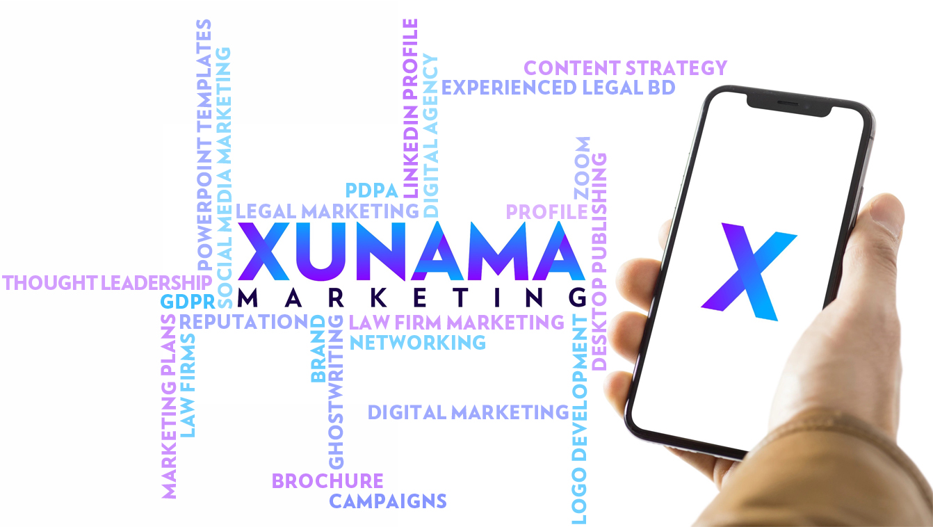 Xunama Marketing Thought Leadership PowerPoint Templates Social Media Marketing GDPR Marketing Plans Reputation Legal Marketing PDPA LinkedIn Profile Digital Agency Experienced Legal BD Content Strategy Profile Zoom Desktop Publishing Logo Development Digital Marketing Campaigns Brochure Ghostwriting Networking Law Firm Marketing Brand Law Firms 